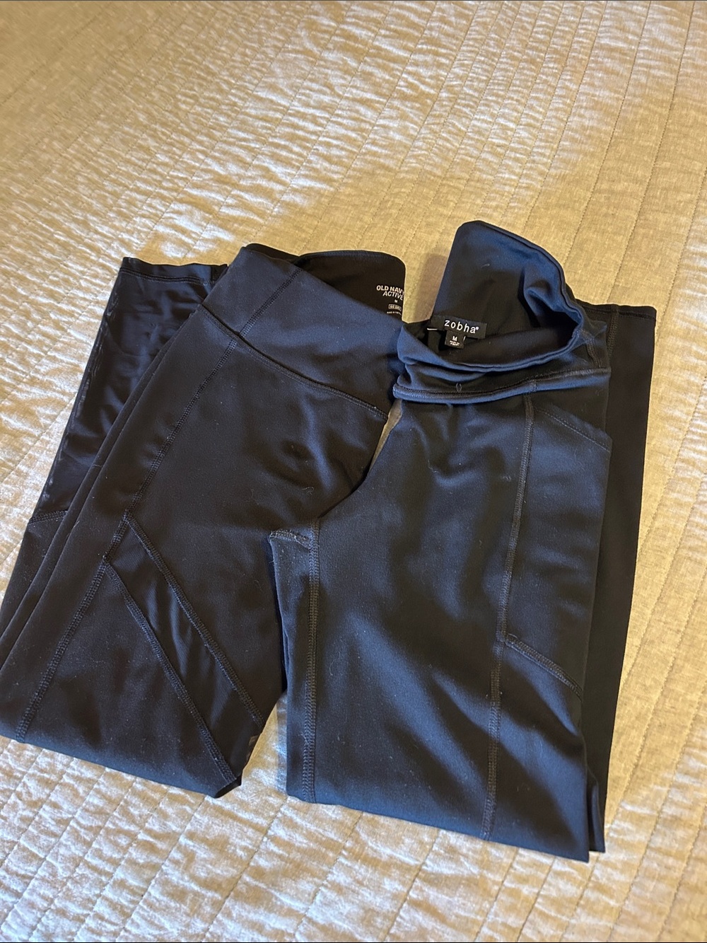 Zobha & Old Navy Black High-Waist Leggings